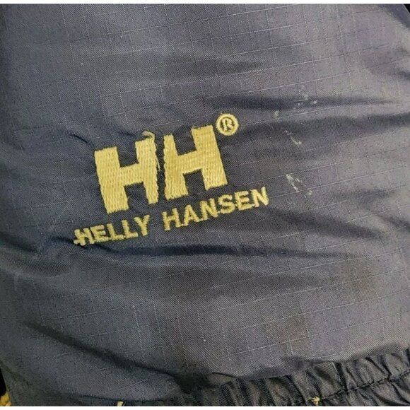 Men's Vintage Helly Hansen Reversible Down Puffer Jacket Size XXL Blue Logo - Picture 9 of 9